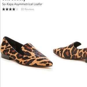 Sole Society Leopard Print Loafers
